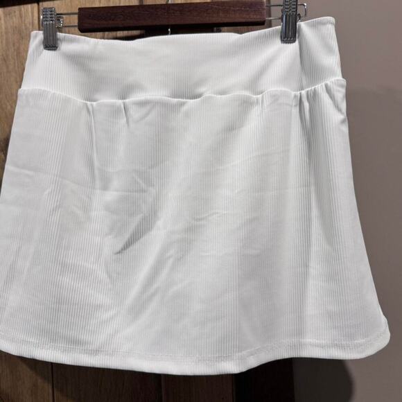 Barstool golf‎ white ribbed skort - Picture 6 of 8